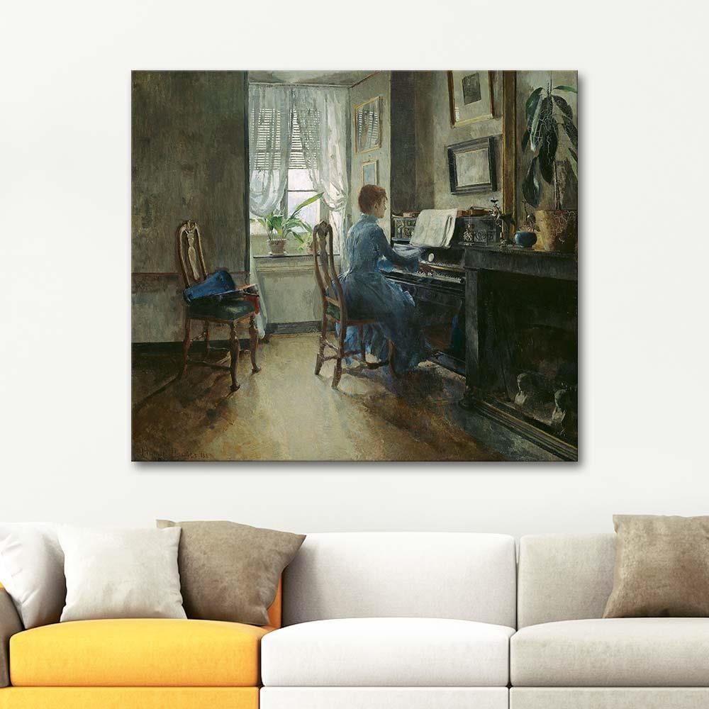 Chez Moi by Harriet Backer as Art Print