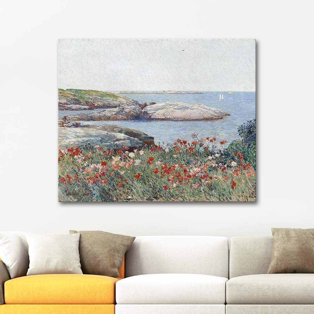 Childe Hassam Poppies Isles Of Shoals Art Print