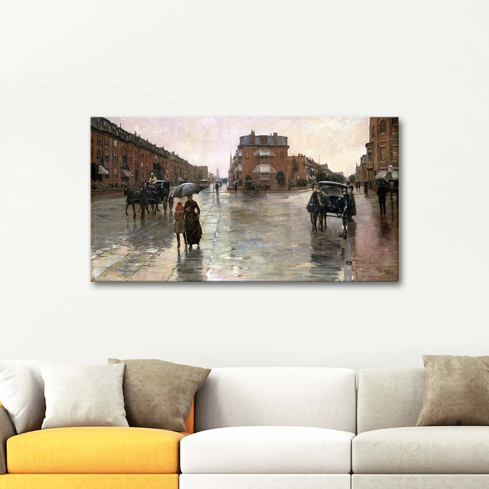 Childe Hassam Rainy Day Boston Art Print
