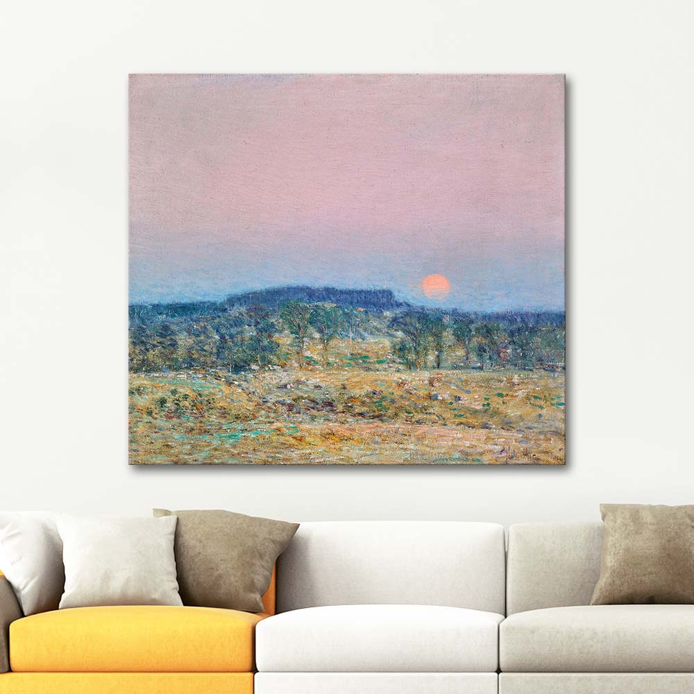 Childe Hassam September Moonrise Art Print