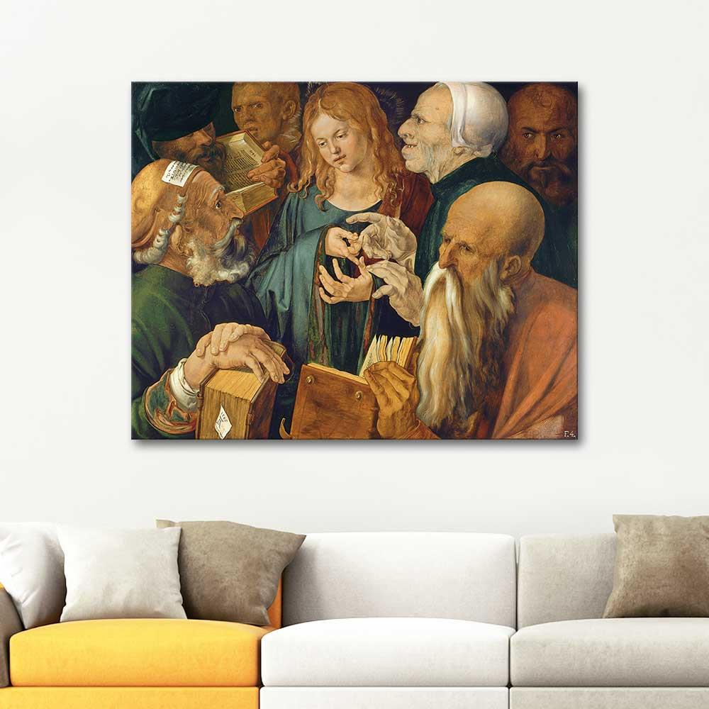 Christ Among the Doctors by Albrecht Dürer as Art Print