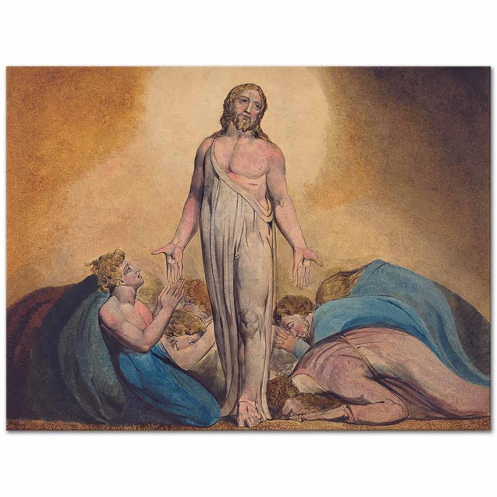 Christ Appearing to His Disciples After the Resurrection by William Blake as Art Print