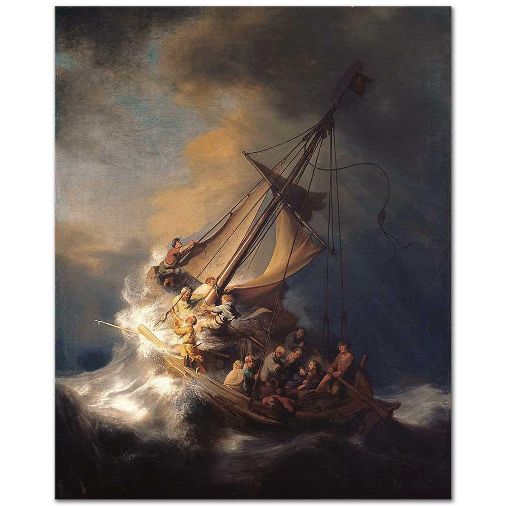 Christ in the Storm on the Sea of Galilee by Rembrandt van Rijn