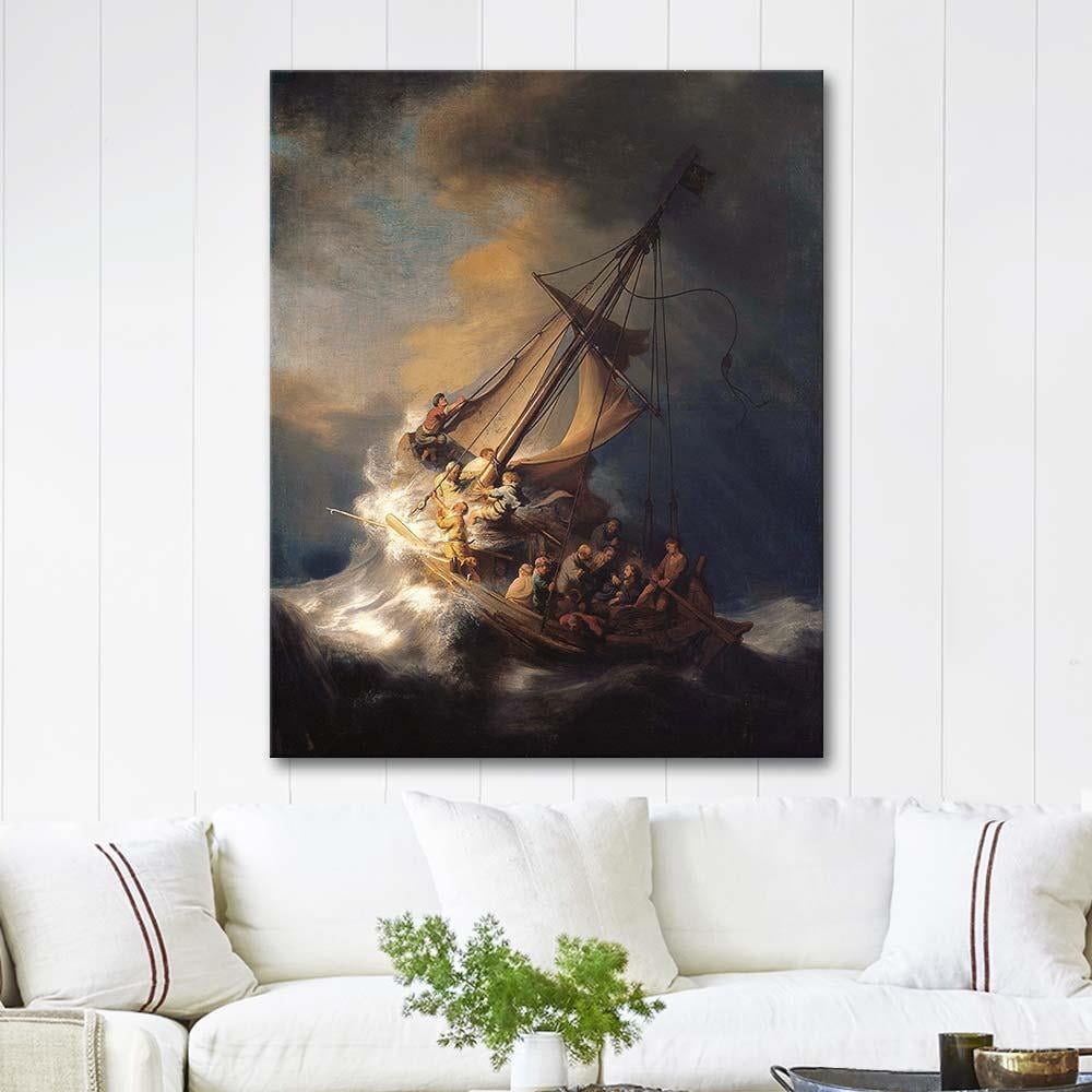 Christ in the Storm on the Sea of Galilee by Rembrandt van Rijn as Art Print