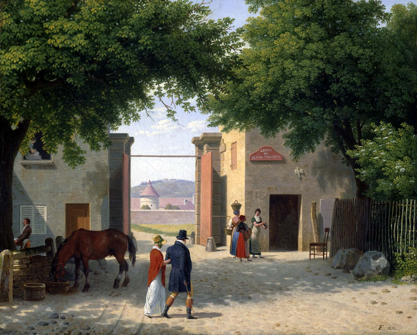 Christoffer Wilhelm Eckersberg Mola Yeri Kanvas Tablo