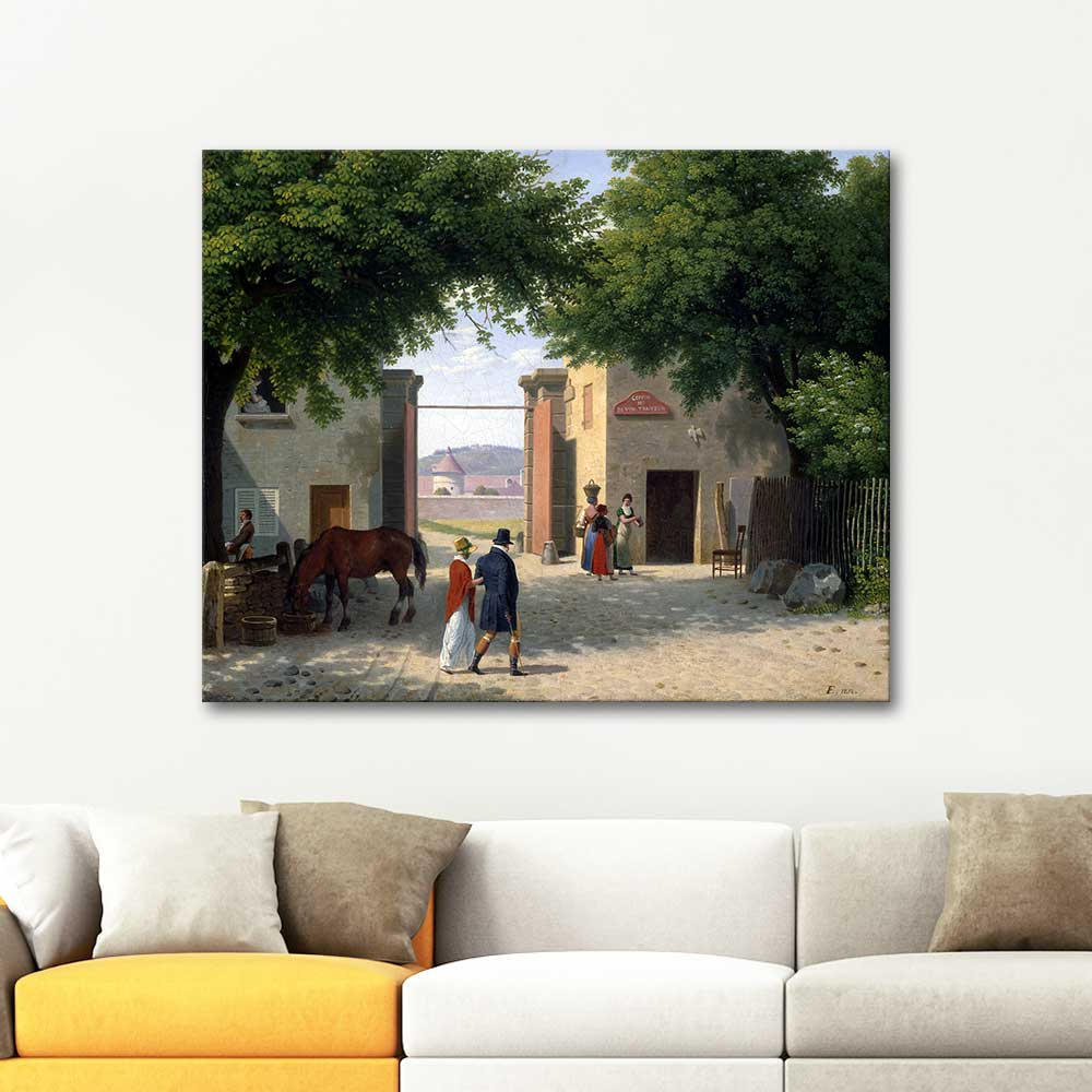 Christoffer Wilhelm Eckersberg Mola Yeri Kanvas Tablo