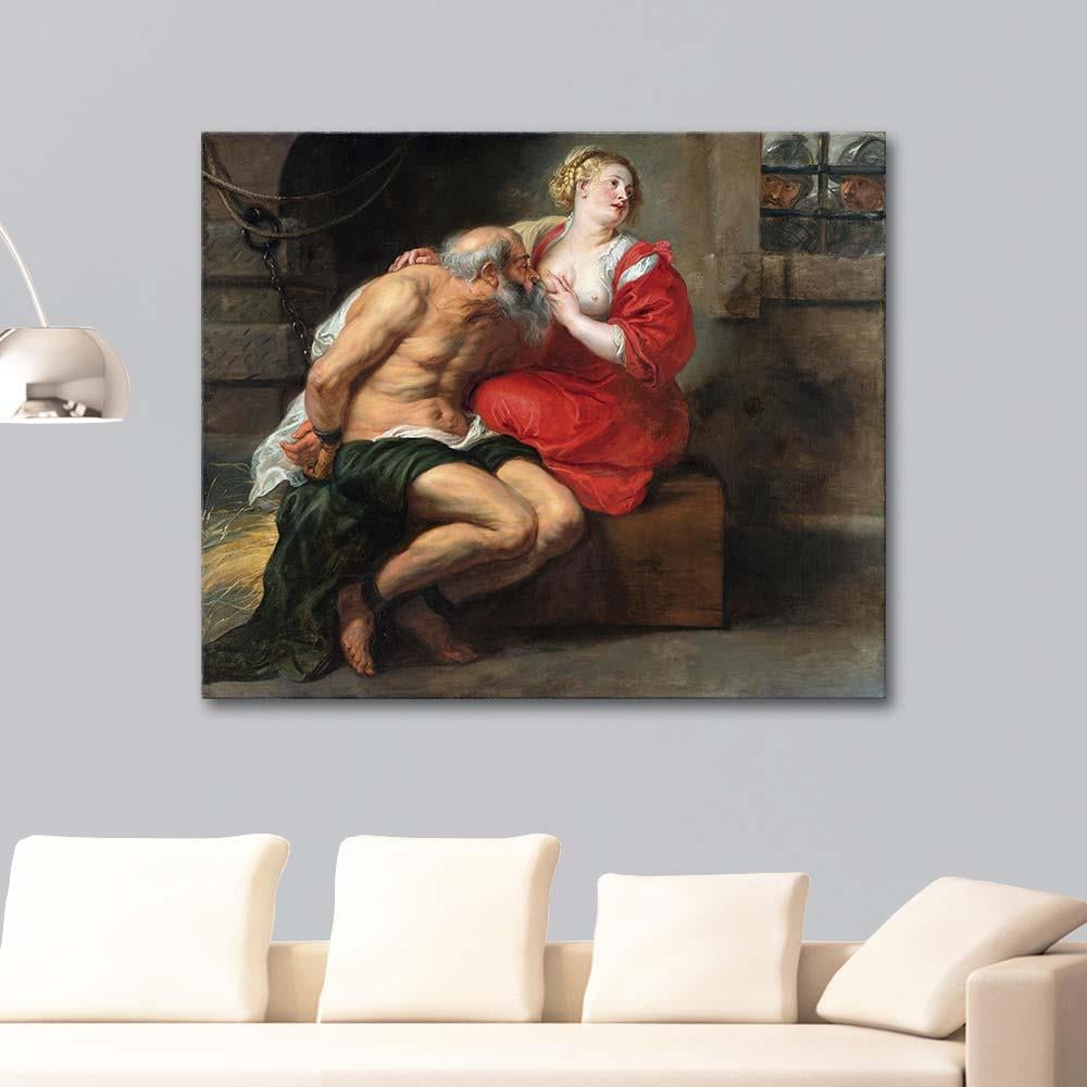 Peter Paul Rubens Cimon ve Pero Kanvas Tablo