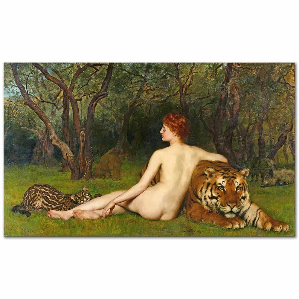 John Collier Circe Kanvas Tablo