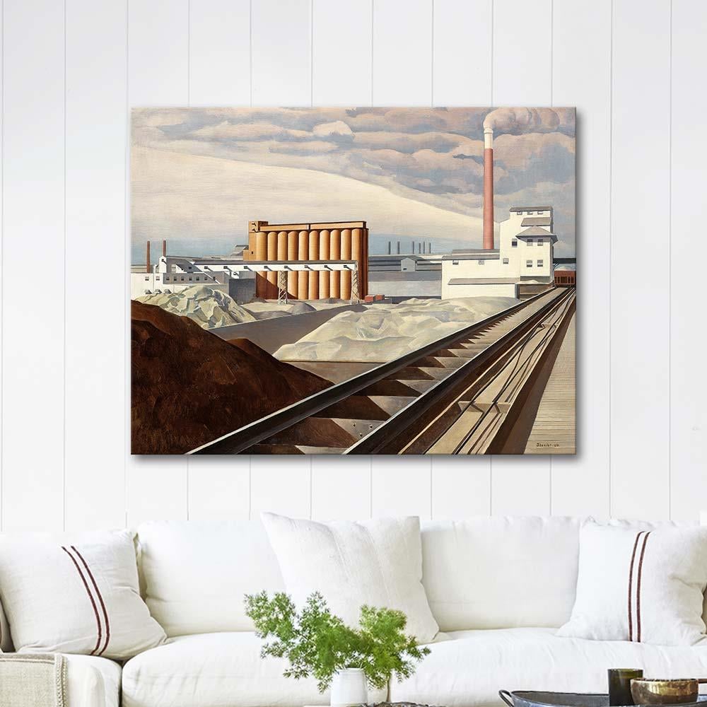 Classic Landscape by Charles Sheeler as Art Print