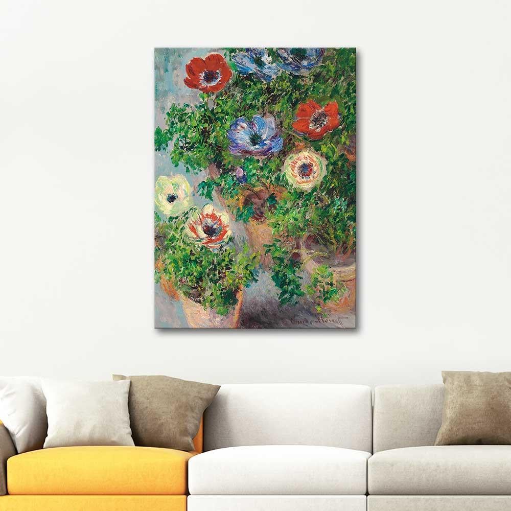 Claude Monet Anemones Art Print