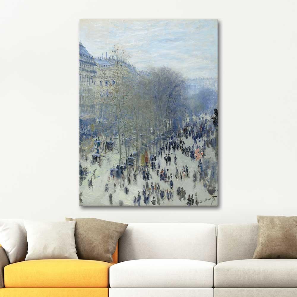 Claude Monet Boulevard des Capucines Art Print