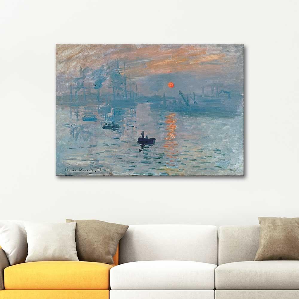 Claude Monet Impression Sunrise Art Print