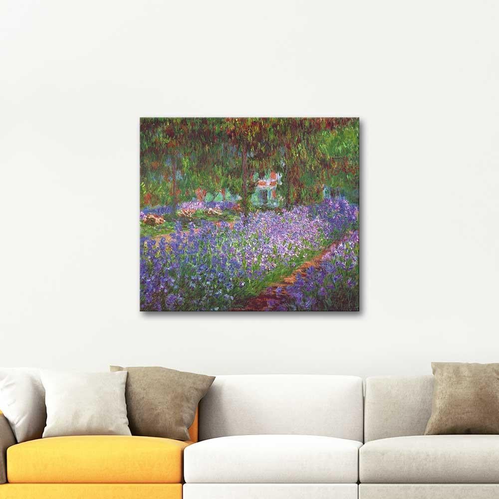 Claude Monet Le Jardin de l'artiste à Giverny Art Print