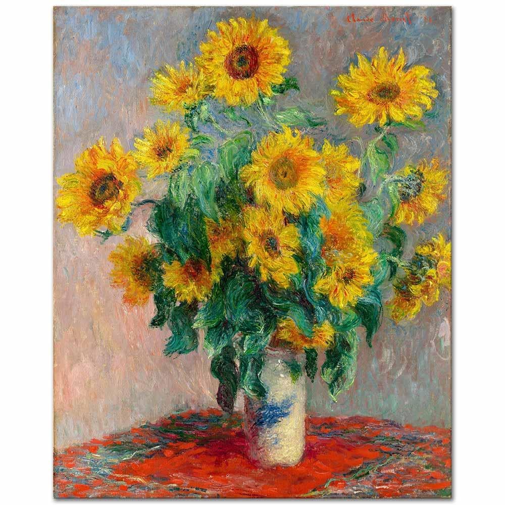Sunflowers by Claude Monet