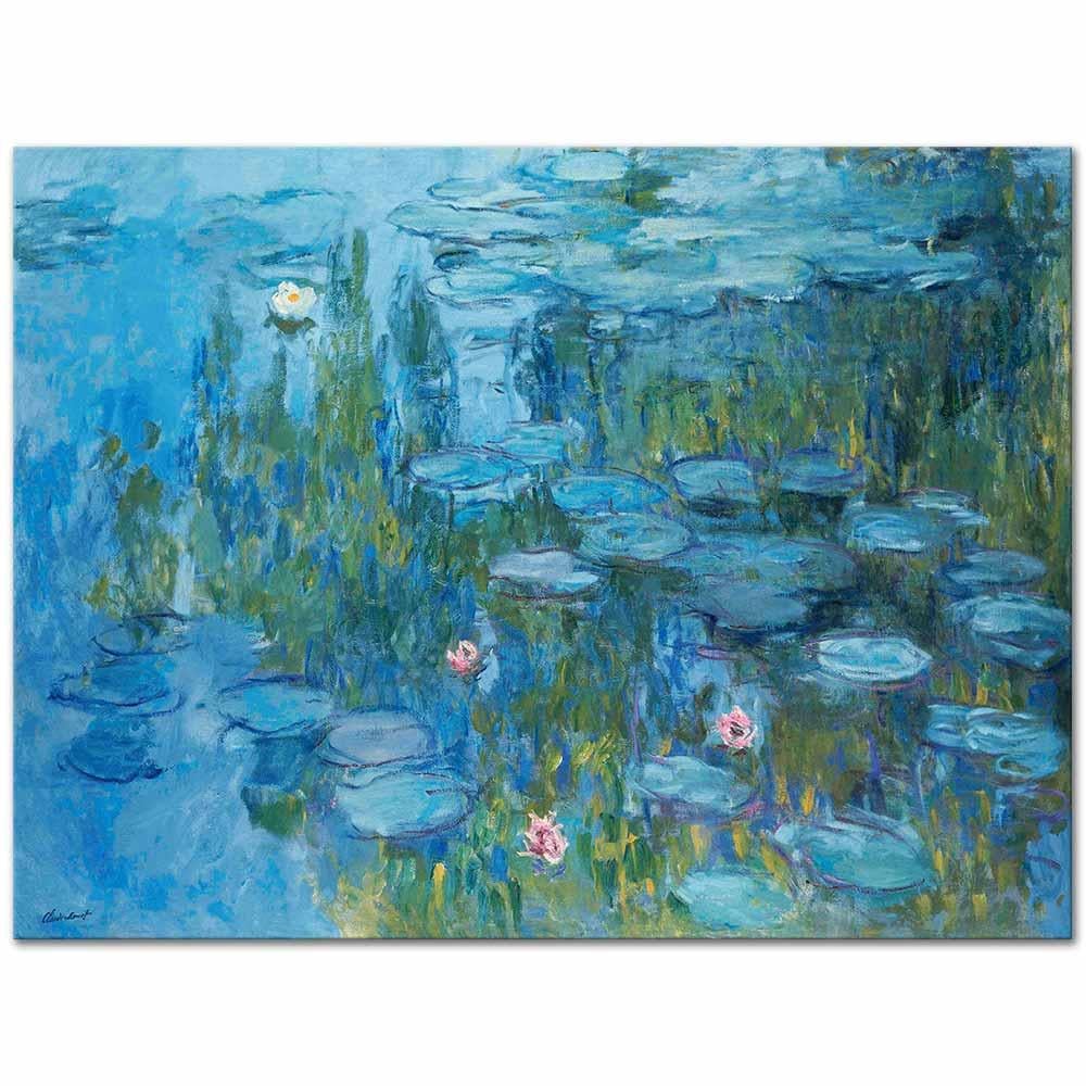 Claude Monet Sudaki Nilüferler Kanvas Tablo