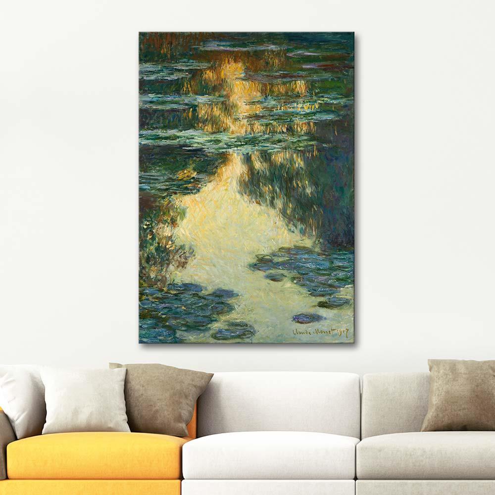 Claude Monet Nilüferler IX Kanvas Tablo