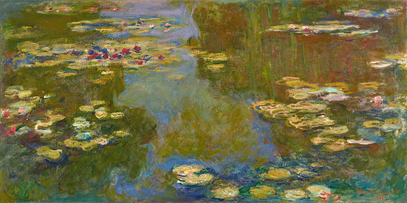 Claude Monet Nilüferler V Kanvas Tablo