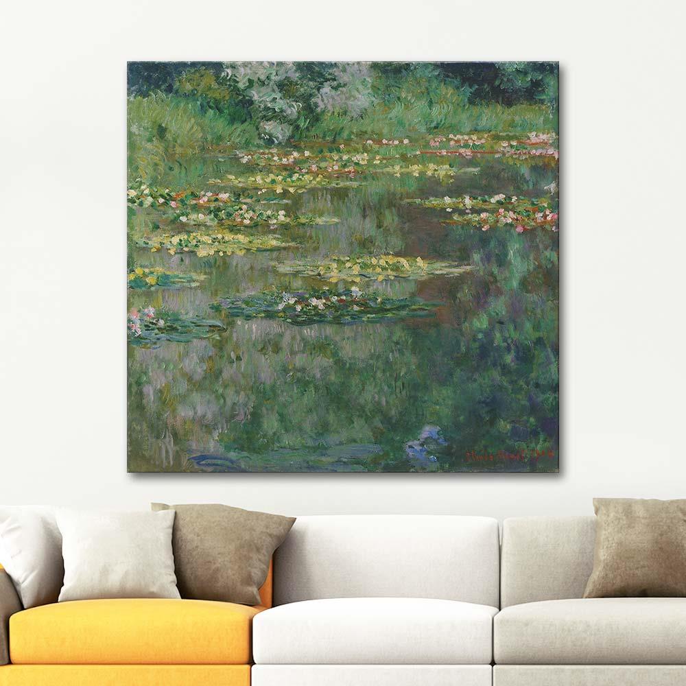 Claude Monet Nilüferler veya Nilüfer Göleti Kanvas Tablo
