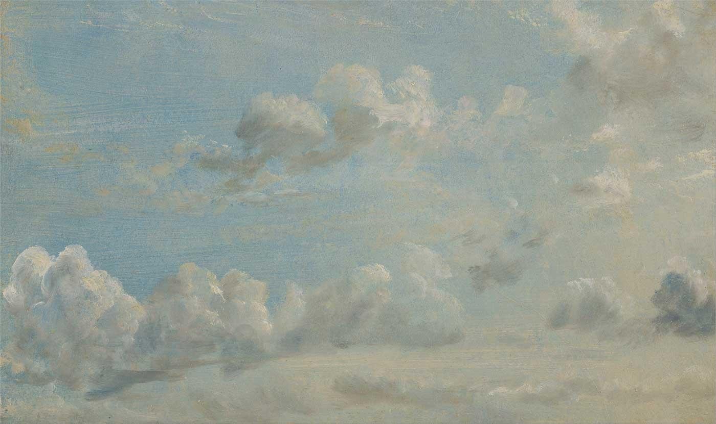 John Constable Bulut Etüdü Kanvas Tablo