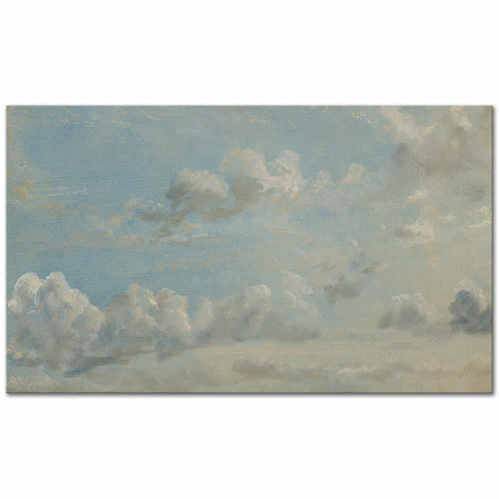 John Constable Bulut Etüdü Kanvas Tablo