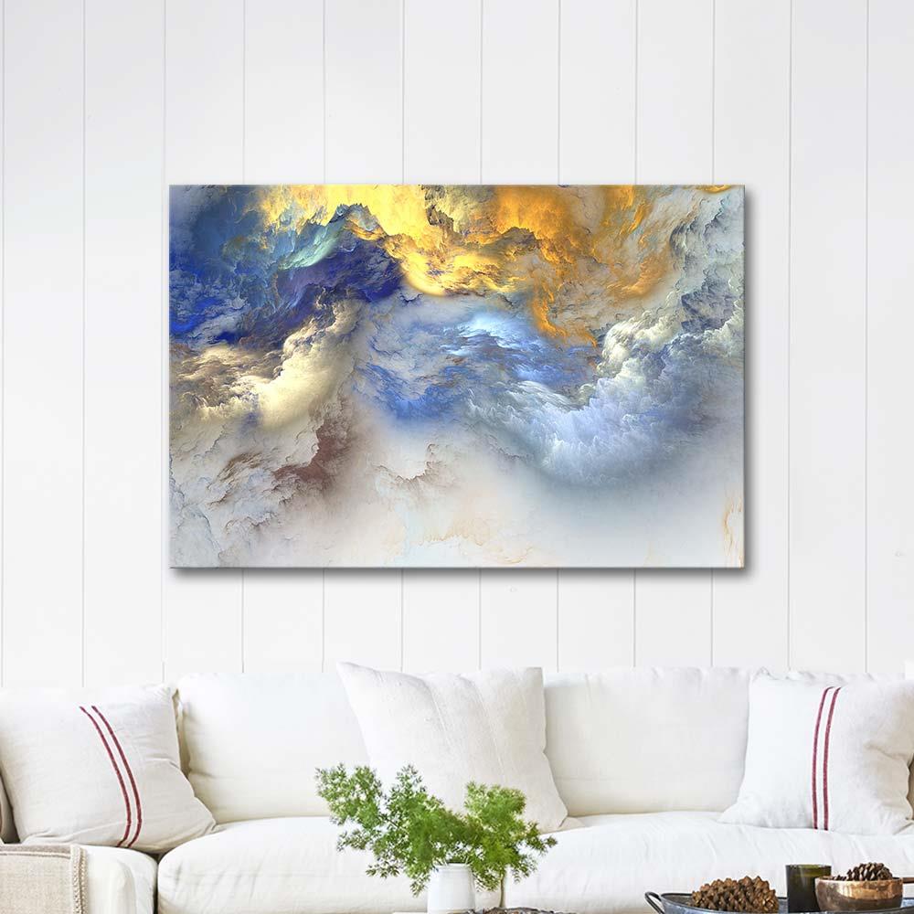 Cloudy Composition as Art Print