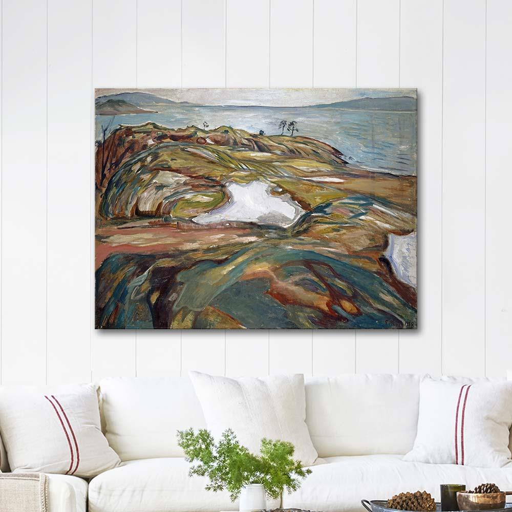 Coastal Landscape by Edvard Munch as Art Print
