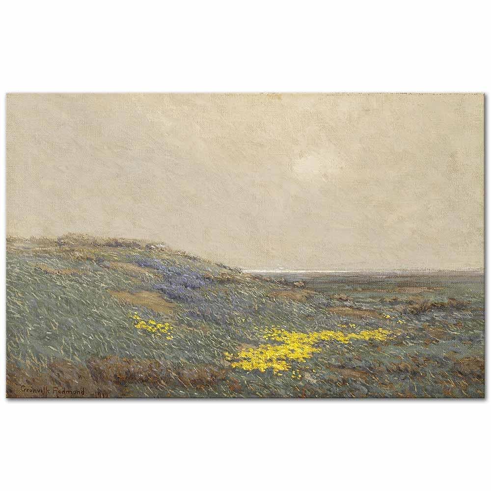 Coastal Wildflowers by Granville Redmond as Art Print