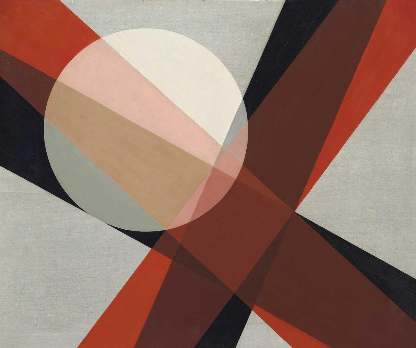 Laszlo Moholy-Nagy Kompozisyon A 19 Kanvas Tablo