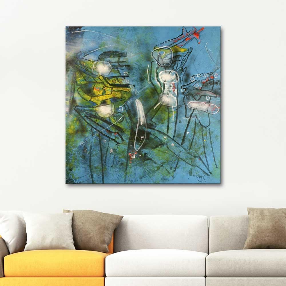 Roberto Matta Kompozisyon Kanvas Tablo