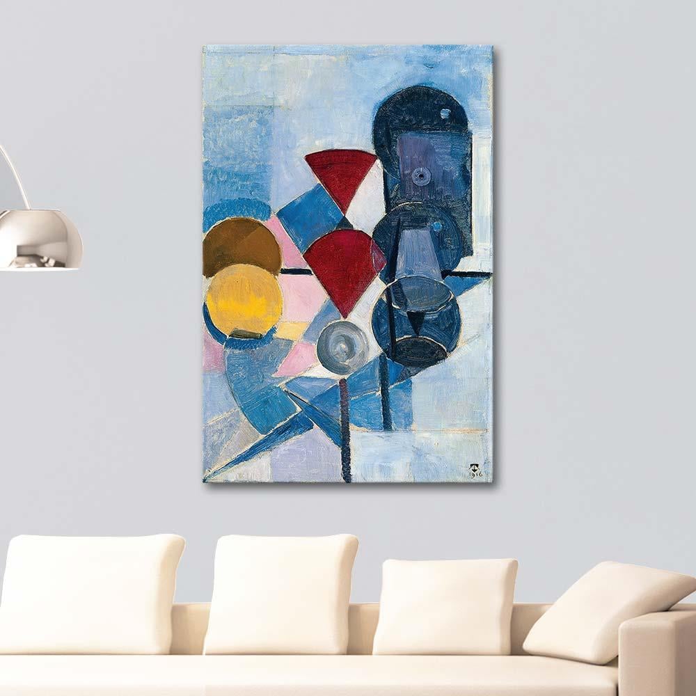 Theo van Doesburg Kompozisyon II Kanvas Tablo