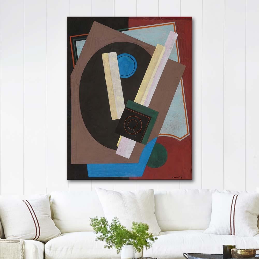 Composition, Motif Decoratif by Georges Valmier as Art Print