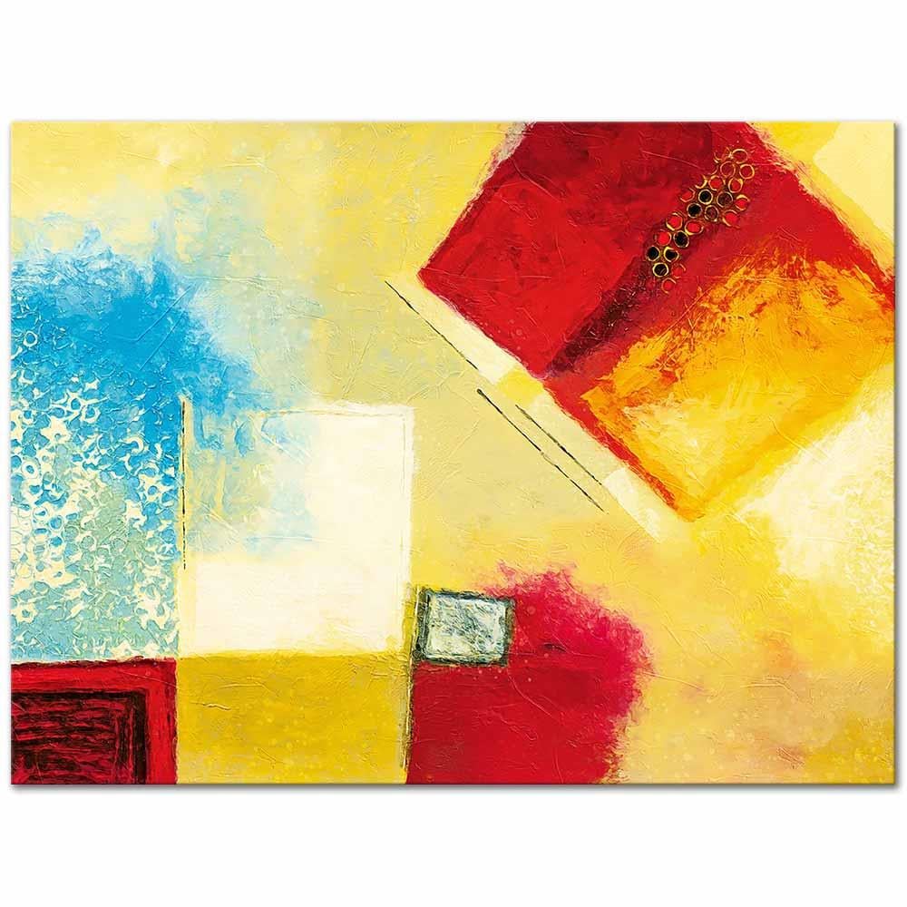 Composition with Yellow and Red 01 as Art Print
