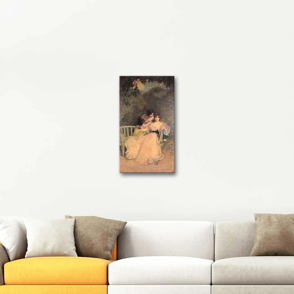 Confidence by Edmond Francois Aman Jean as Art Print