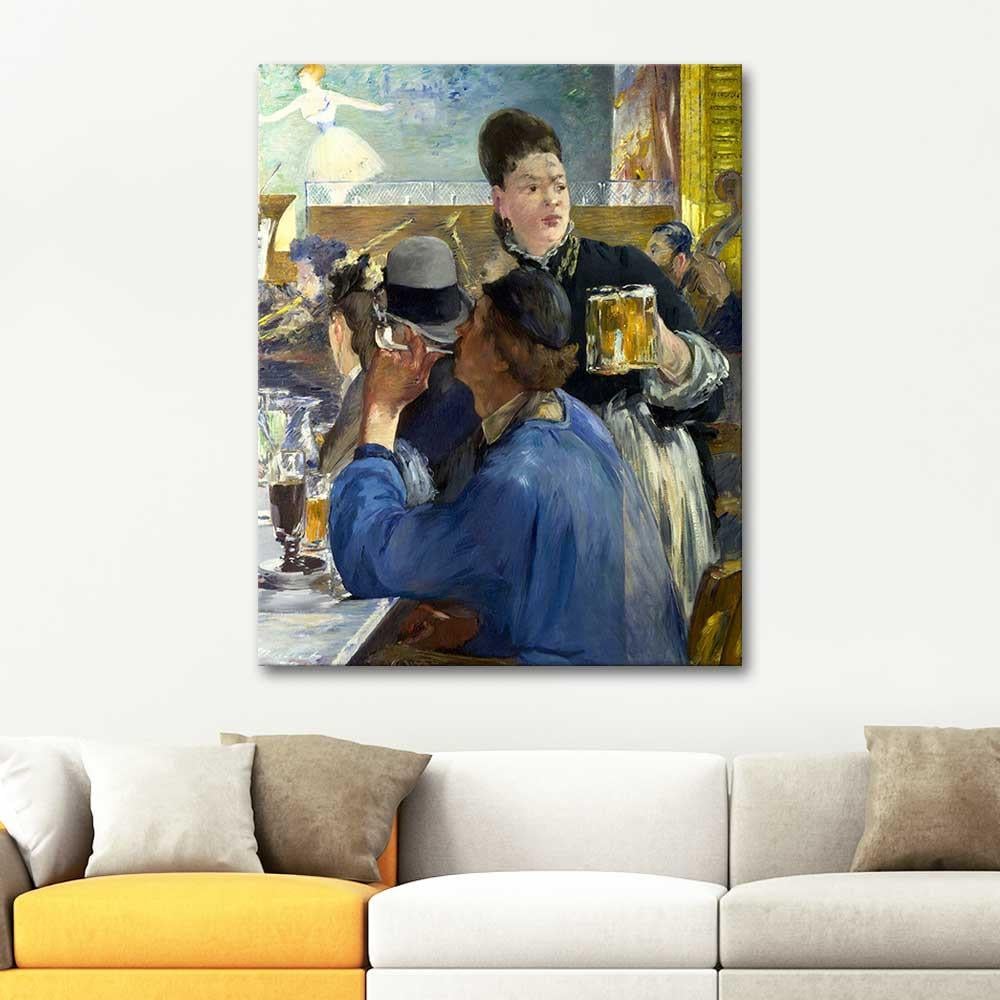 Edouard Manet Cafe Köşesi Kanvas Tablo