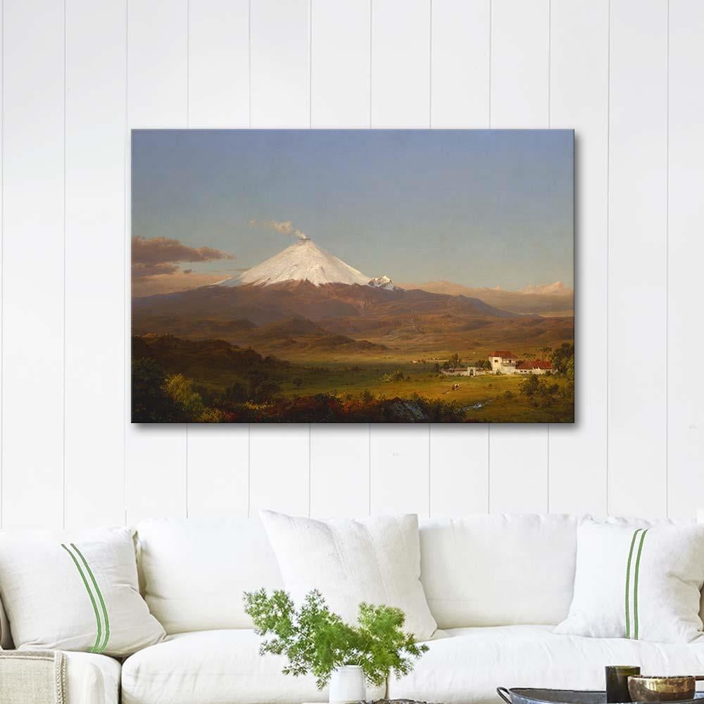 Frederic Edwin Church Cotopaxi Kanvas Tablo