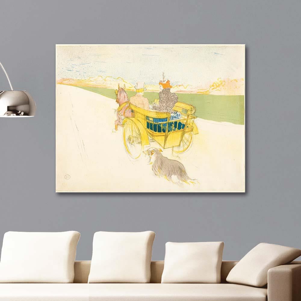 Country Outing by Henri de Toulouse-Lautrec as Art Print
