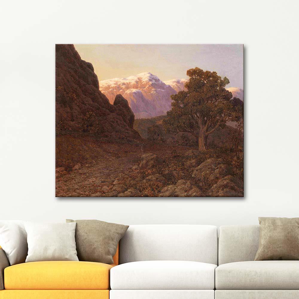 Crimean Landscape by Ivan Fedorovich Choultse as Art Print