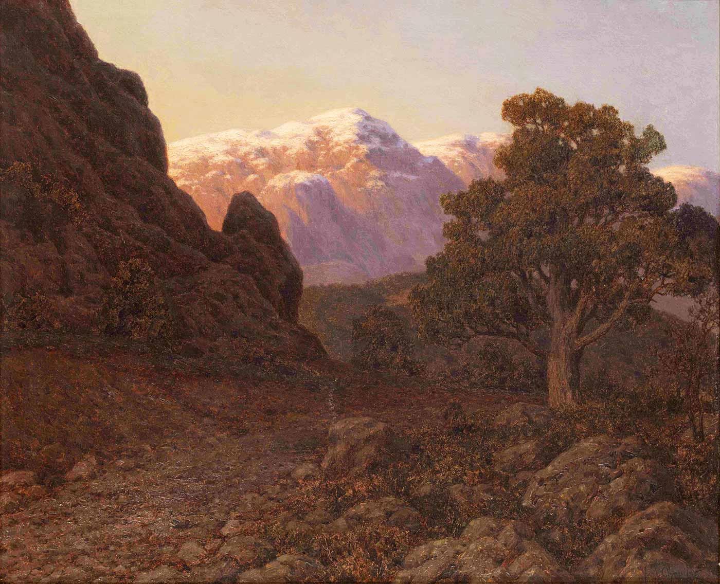 Crimean Landscape by Ivan Fedorovich Choultse as Art Print