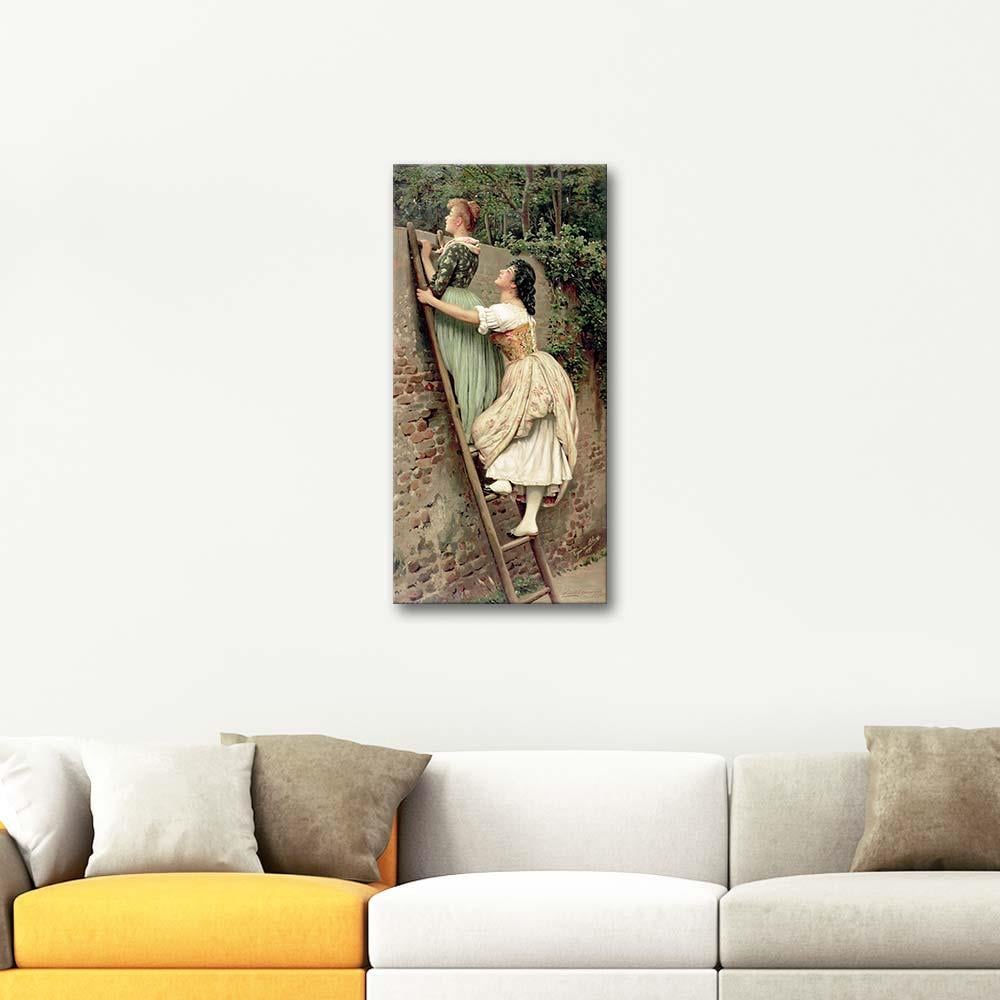 Curiosity by Eugene de Blaas as Art Print