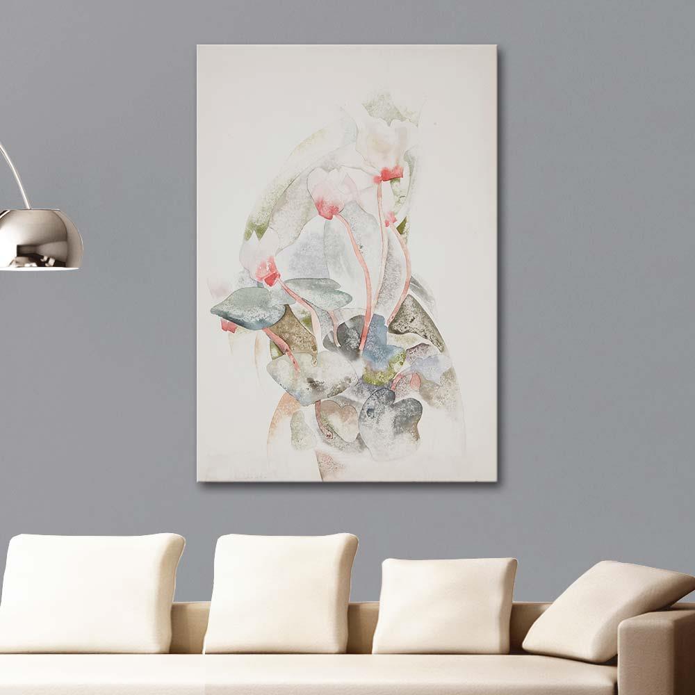 Charles Demuth Siklamen Kanvas Tablo