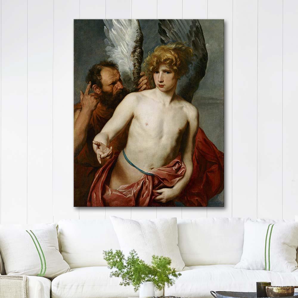 Anthony van Dyck Daedalus ve Icarus Kanvas Tablo