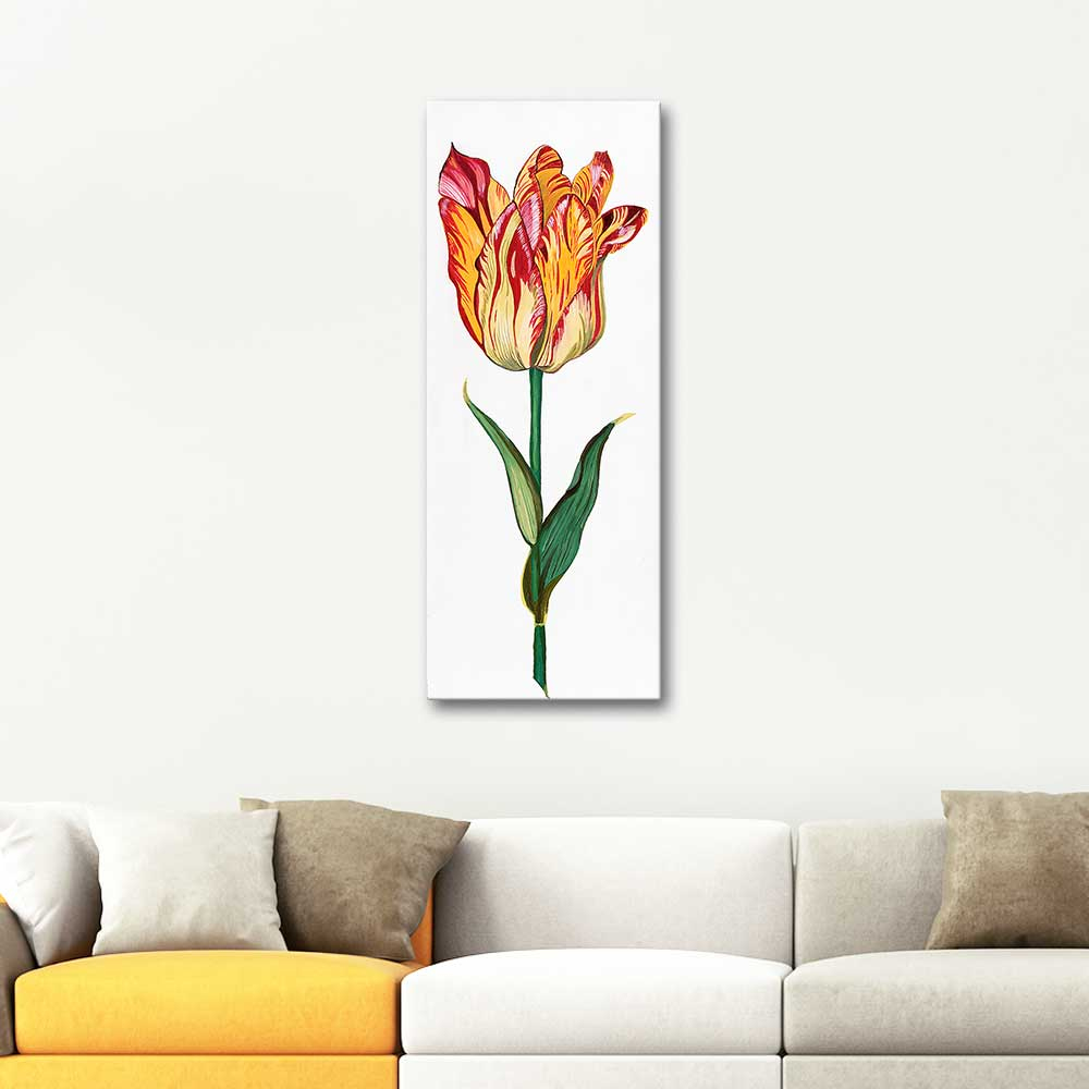 Dagmar Göğdün Sarılı Lale Kanvas Tablo