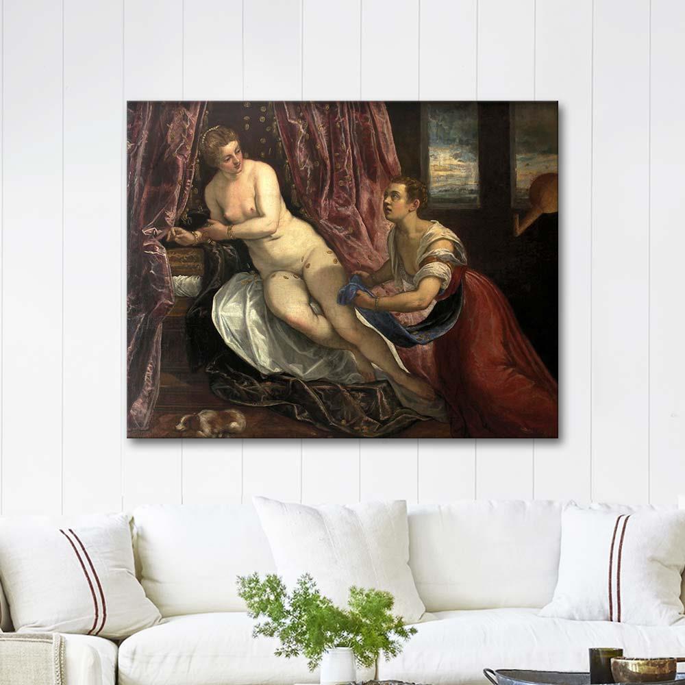 Jacopo Tintoretto Danae Kanvas Tablo