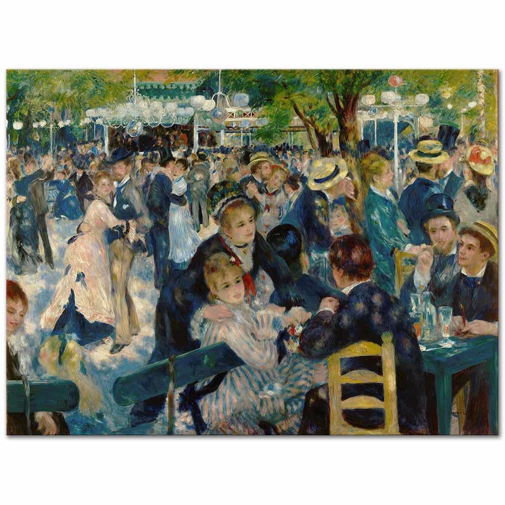 Dance at Le Moulin de la Galette by Pierre Auguste Renoir as Art Print