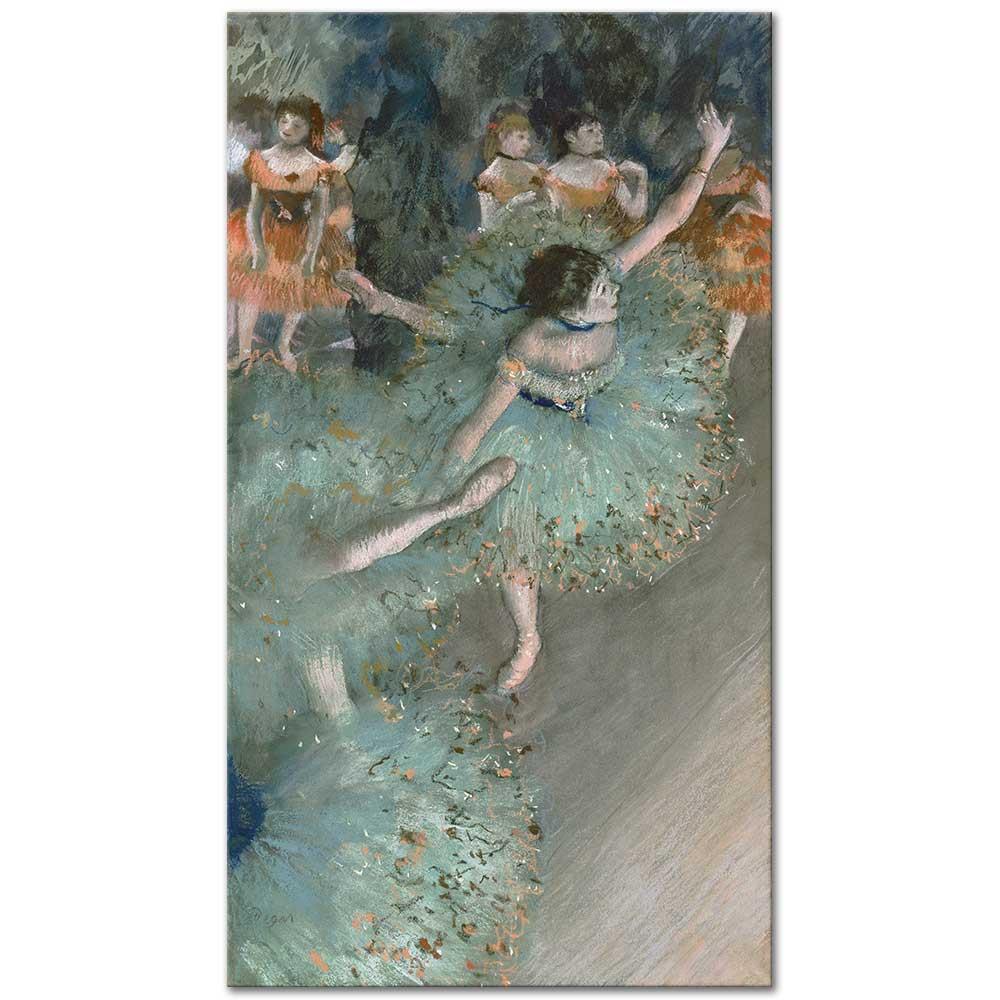 Dancers in Green by Edgar Degas