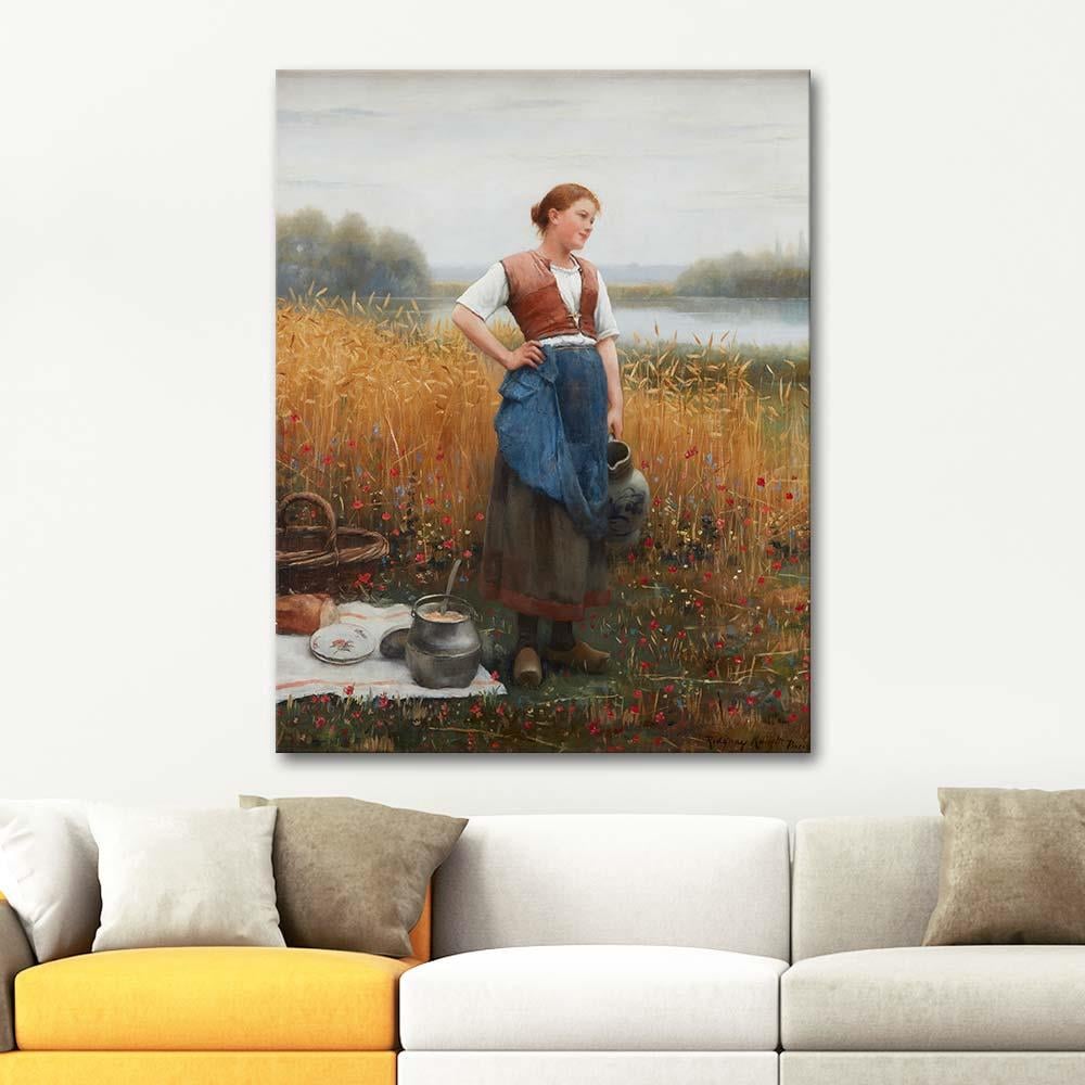 Daniel Ridgway Knight Midday's Pause Art Print