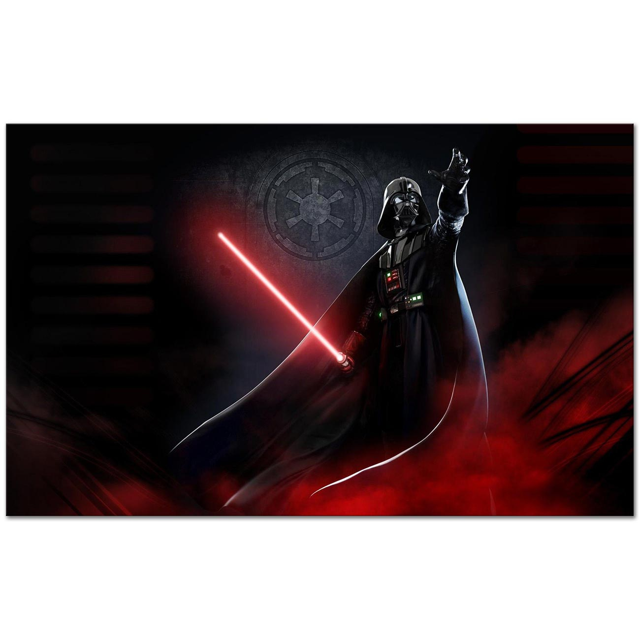 Darth Vader Işın Kılıcı ile Kanvas Tablo