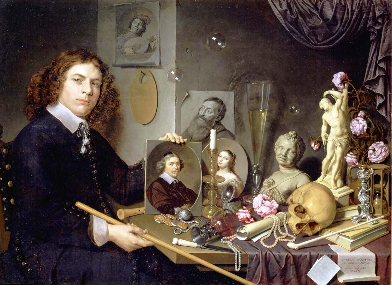 David Bailly Self Portrait Art Print