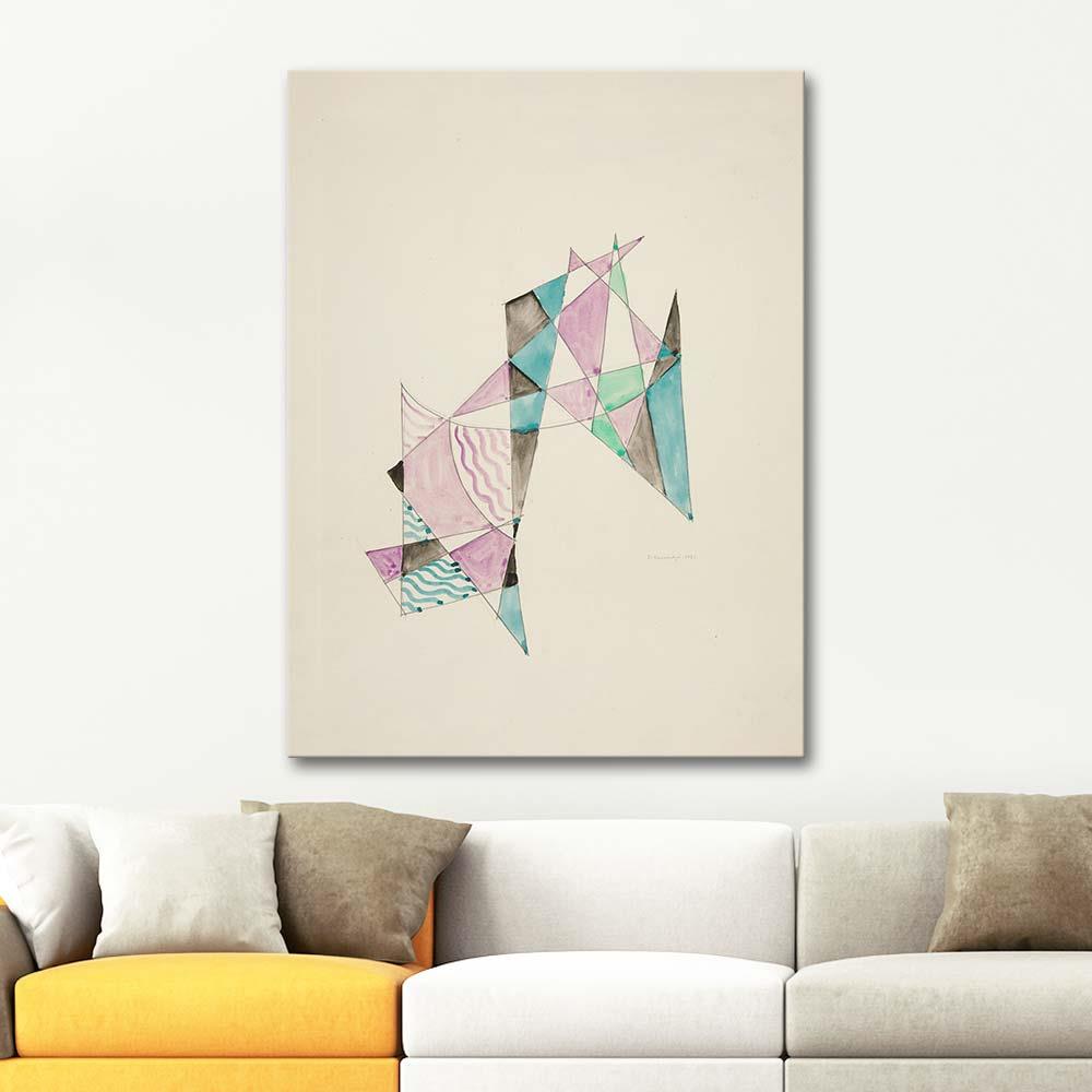 David Kakabadze Abstraction Based On Sails IX Art Print