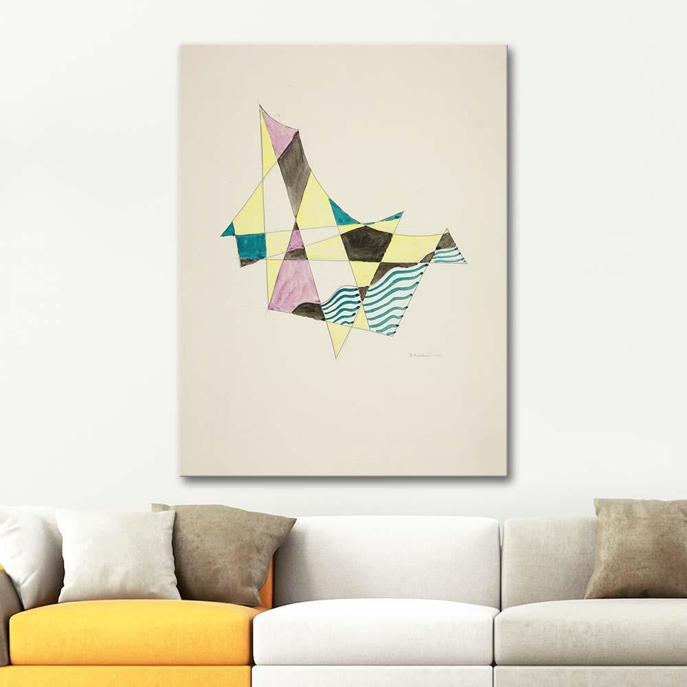 David Kakabadze Abstraction Based On Sails X Art Print